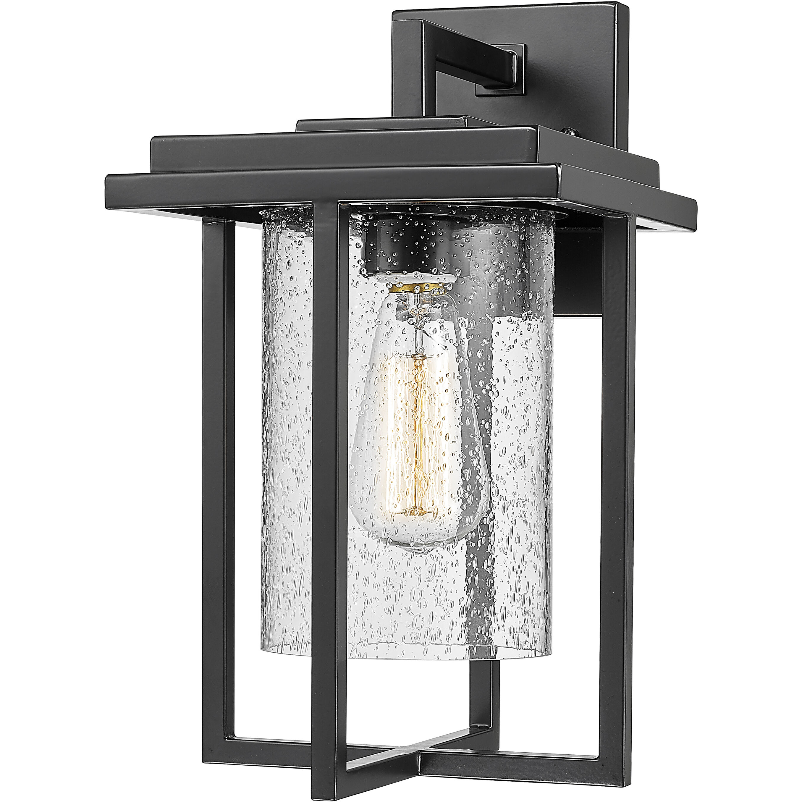 Adair 1 Light 14.13 inch Powder Coated Black Outdoor Wall Sconce